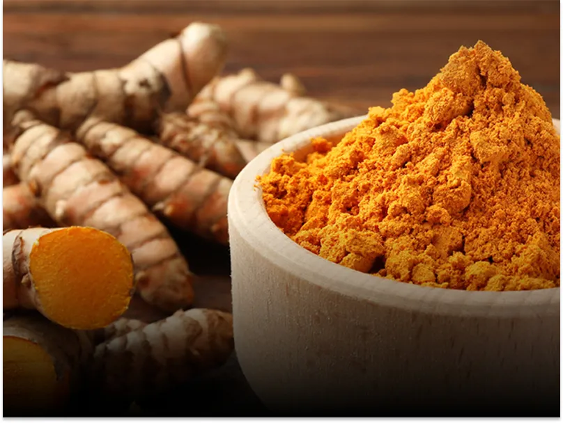 Tumeric spice powder
